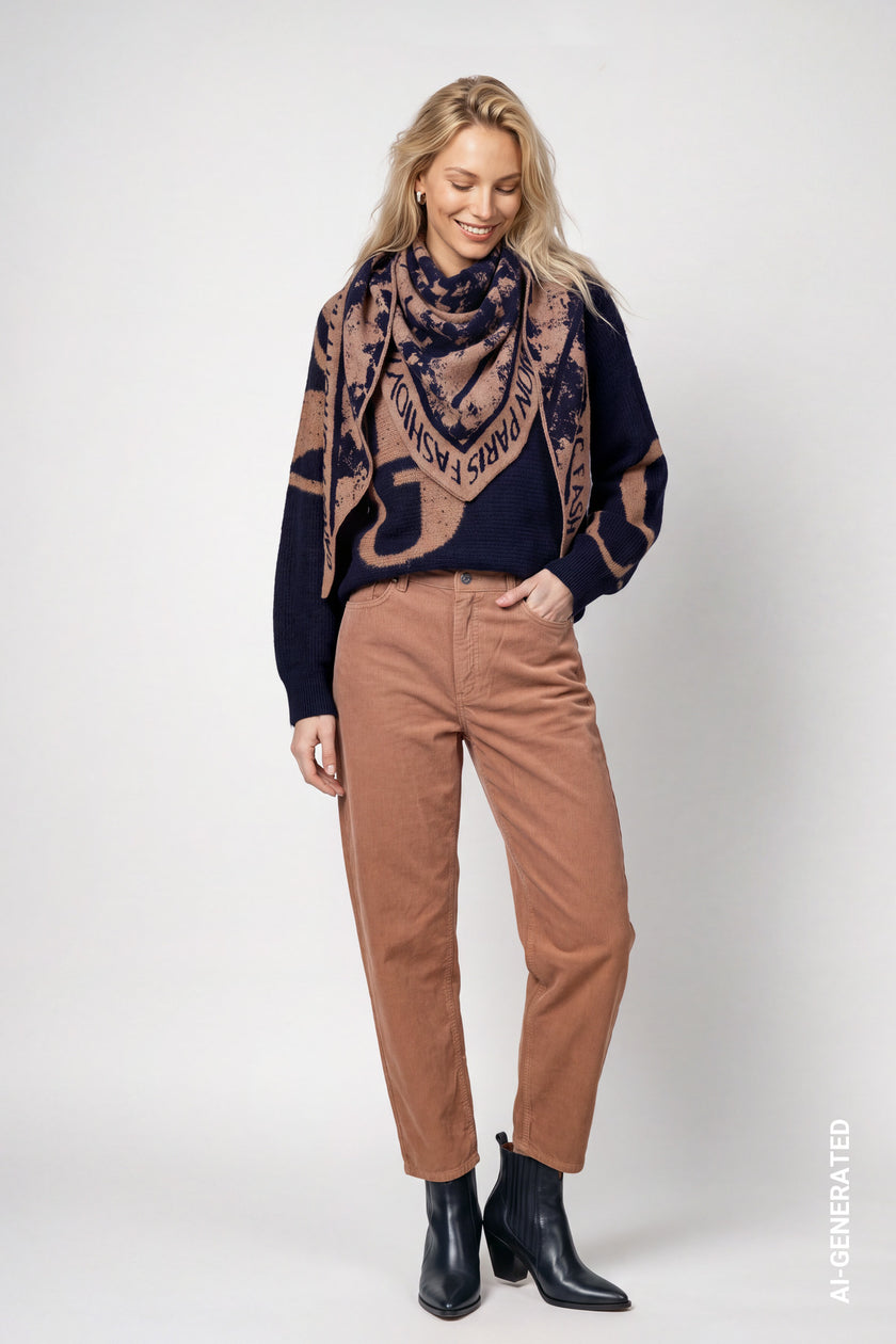 Schal - Jacquard-Muster