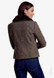 Übergangsjacke - Kunstfellkragen