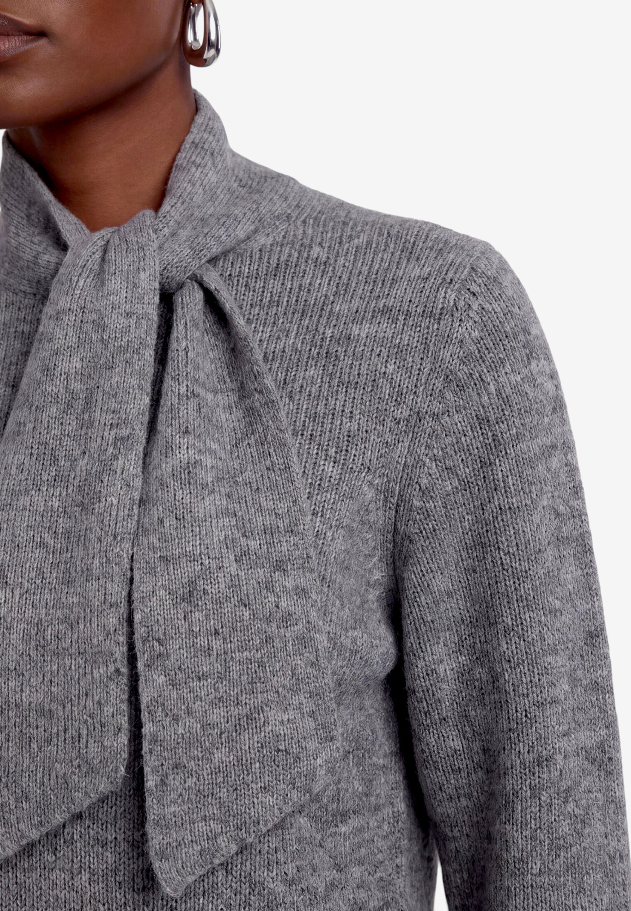 Strickpullover  - Stehkragen