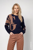 ONLINE EXKLUSIV - Strickpullover - Buchstaben