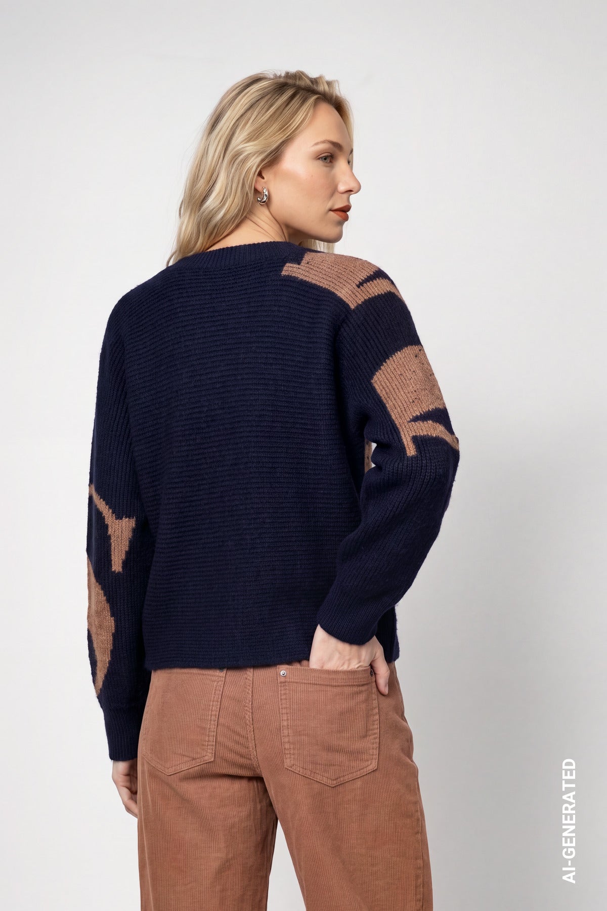 ONLINE EXKLUSIV - Strickpullover - Buchstaben