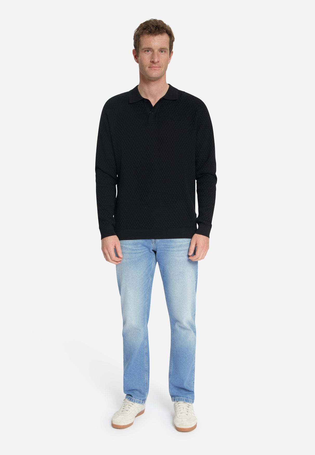 Pullover - Polokragen