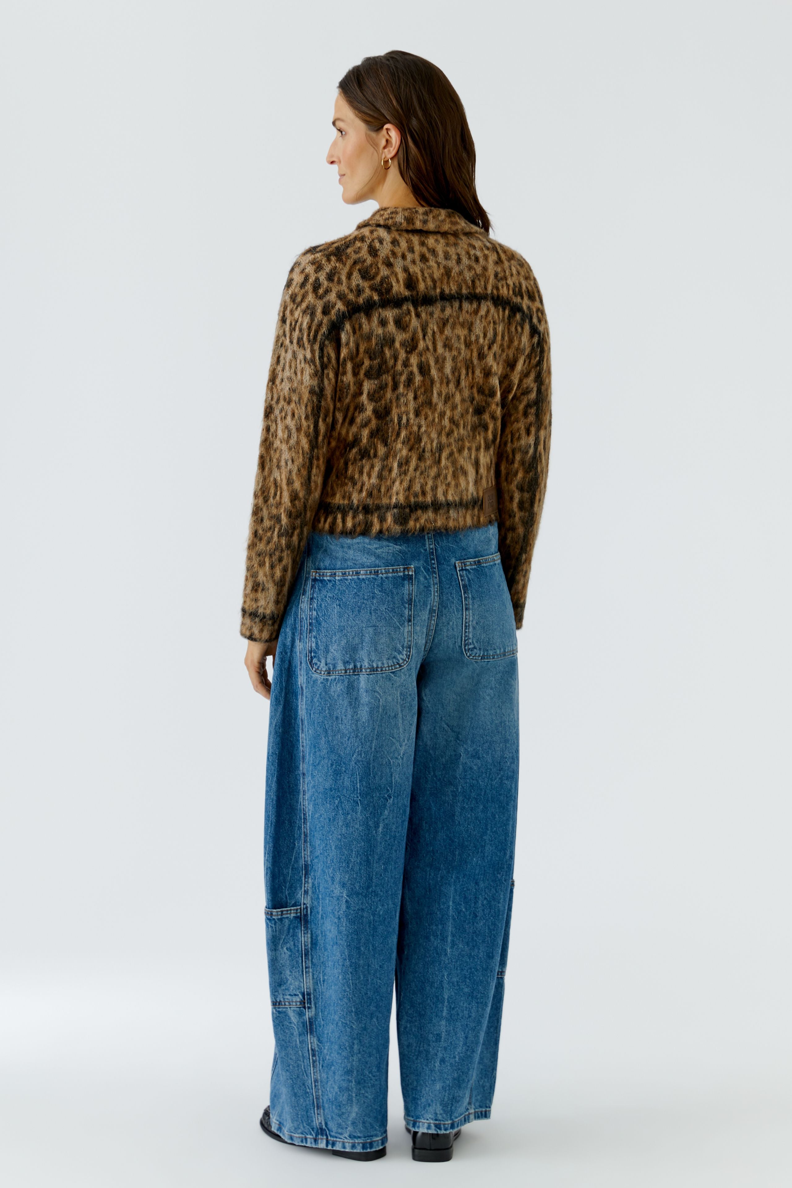 Strickjacke - Animalprint