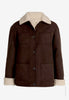 Jacke - Veloursleder-Optik