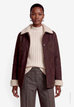 Jacke - Veloursleder-Optik