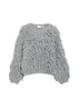 Strickpullover - Fransengarn