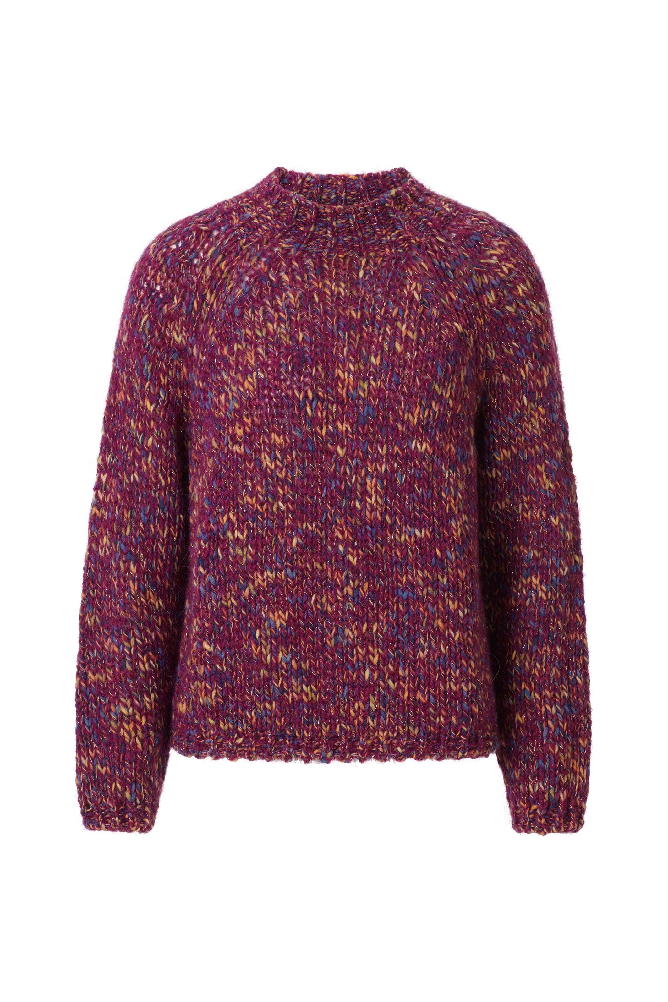 Multicoloured Mock Neck