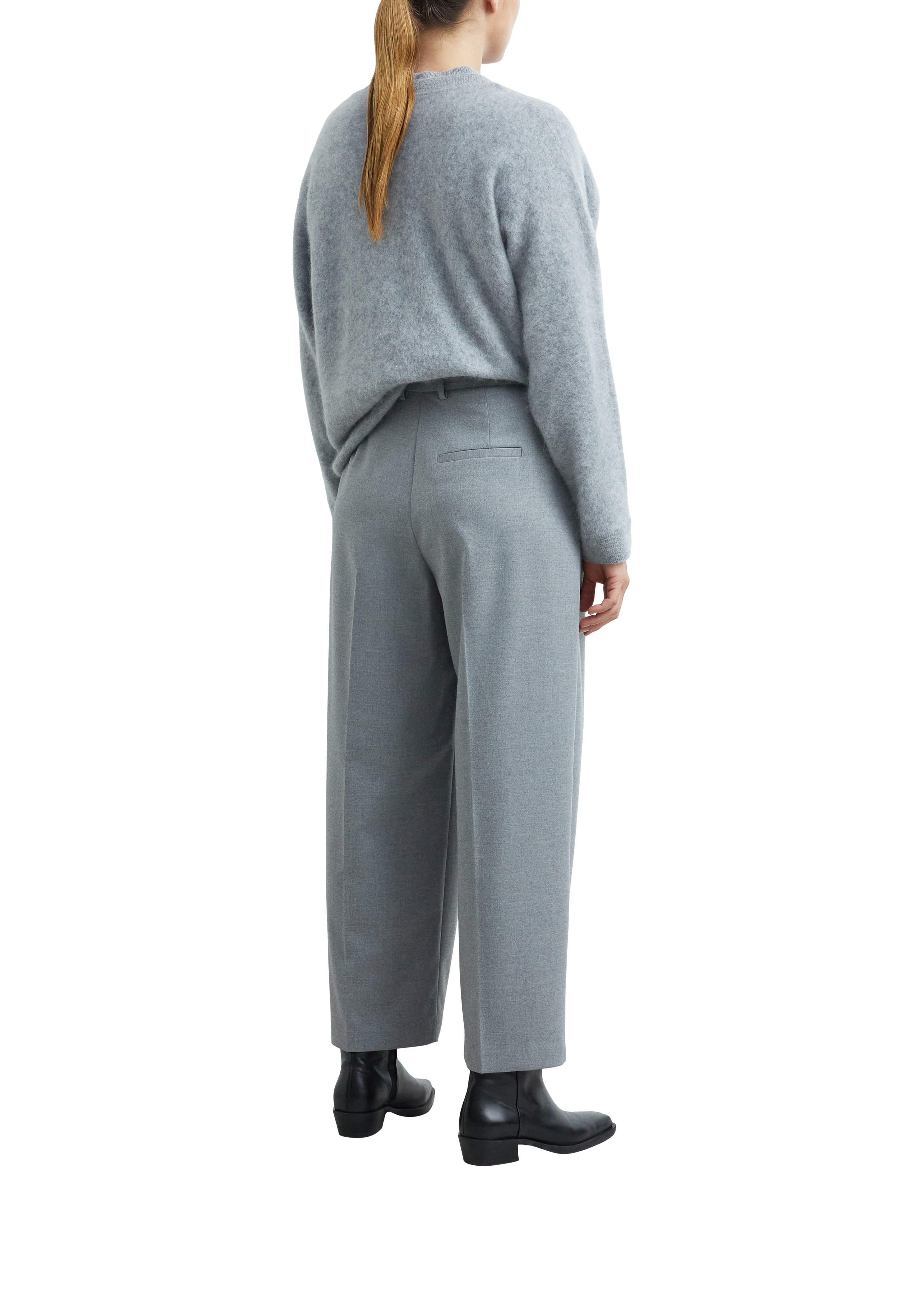 Bundfaltenhose - Flanell