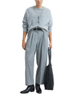 Bundfaltenhose - Flanell