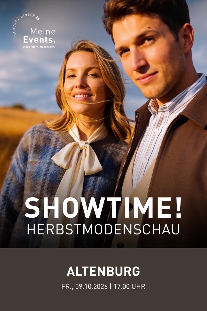 Herbst-Modenschau MEIN FISCHER in Altenburg I 17:00 Uhr